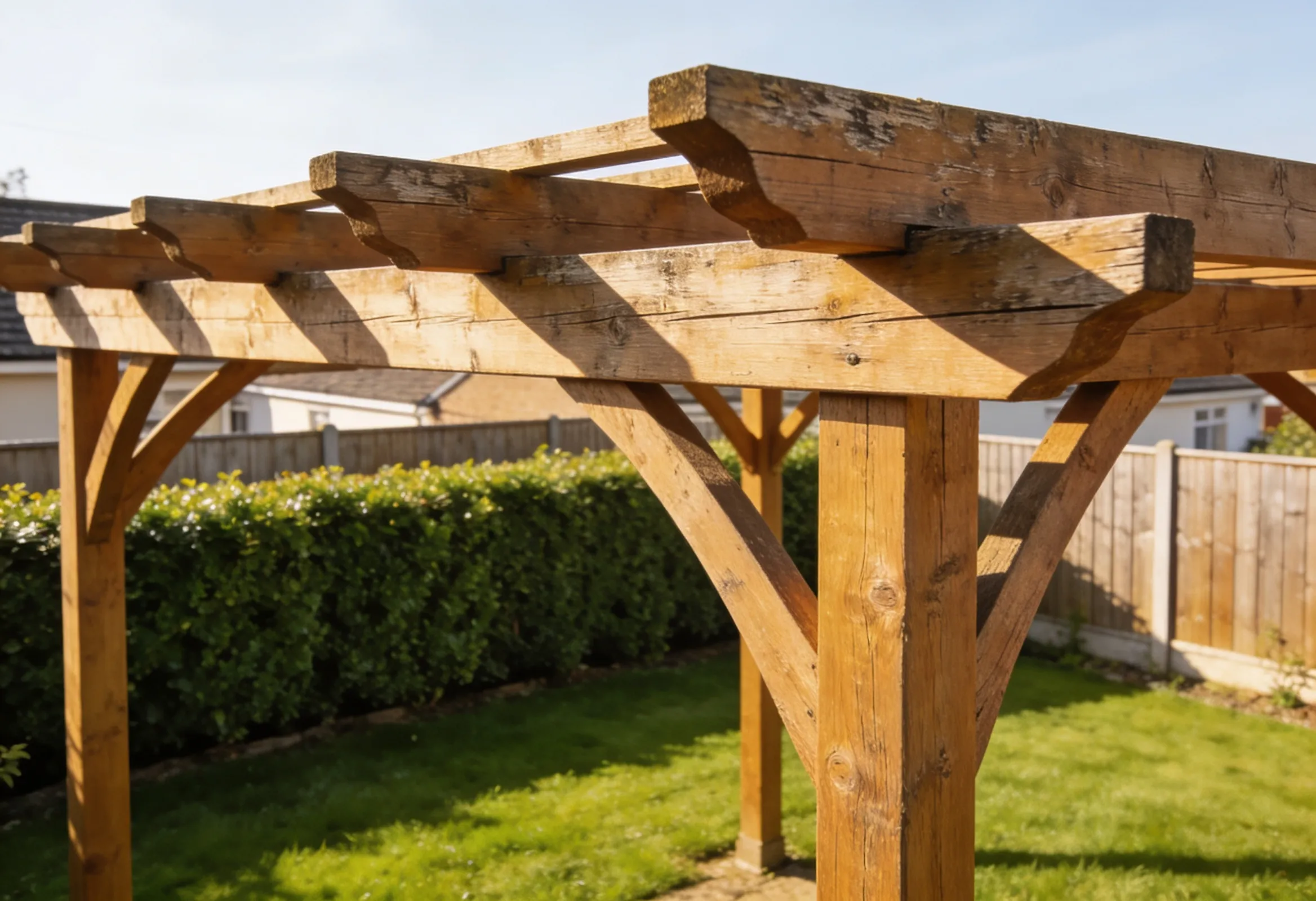 Implantation d'une pergola sur un terrain  distances et limites séparatives
